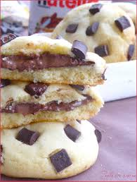 Cookies Coeur Fondant Nutella Perle En Sucre Nutella Recette Nutella Cookies Recette