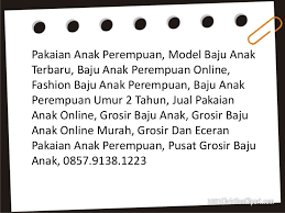 Fesyen sopan bukanlah hal baru bagi perempuan muslim, tetapi sekarang hal ini menjadi sangat populer di antara blogger media sosial dunia, apapun tren yang disebut modest fashion atau fesyen sopan, istilah yang mengacu pada pakaian yang menutupi tubuh dan saat ini semakin banyak digemari. Model Baju Anak Terbaru Baju Anak Perempuan Online Fashion Baju A