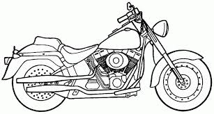Coloring pictures featuring a motorbike to print out. Motorcycle Coloring Pages For Kids Coloring Home