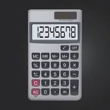 8 Digit Realistic Calculator Icon Calculator Icon Realistic