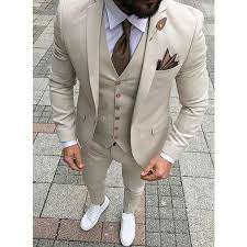 Custom Made Men Wedding Suit Prom Tuxedo Slim Fit 3 Piece