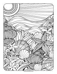 Free at the beach coloring page for preschool, kindergarten and grade school children. Free Printables Beach Coloring Page For Adults