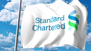 How to create a standard chartered logo using coreldraw x7. Waving Flag With Standard Chartered Logo Against Clouds And Sky Stock Photo Picture And Royalty Free Image Image 87089753