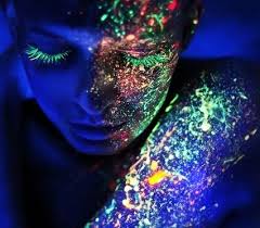Uv Glow Paint For Skin Body Painting Purple Glow In The Dark