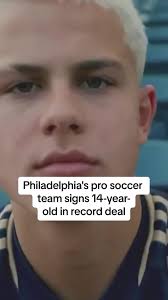 The Philadelphia Union pro soccer team signed a 14-year-old to the largest  homegrown contract in MLS history! The contract is said to include an  agreement to transfer Cavan Sullivan to Manchester City ...
