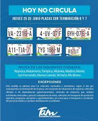 Según el programa hoy no circula, los vehículos que tengan holograma 1 dejarán de circular los sábados de 5:00 a 22:00 horas conforme a su placa. Programa Para Hoy En Rio Bravo Jueves Doble No Circula Portalnuevageneracion