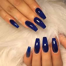 Black And Blue Nail Designs 50 Stunning Blue Nail Designs For A Bold And Beautiful Look Blue Acrylic Nails Dark Blue Nails Blue Coffin Nails