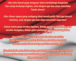 Contoh Pidato Singkat Tentang Cinta Tanah Air Untuk Sambutan Dan Lomba Cinta Air Tanah