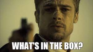 Create meme "film seven 1995 brad pitt, whats in the box, Seven" - Pictures  - Meme-arsenal.com