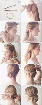 Bridesmaid , prom hair tutorials for long hair, braided. Hairstyle Bun Tutorial Hairstyle 817