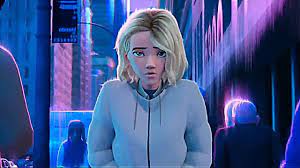 Gwen stacy into the spider verse cosplay costume. Gwen Stacy Aka Spider Gwen S Introduction Spider Man Into The Spiderverse Hd Youtube