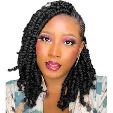 BEFUNNY Passion Twist Crochet Hair,10 Inch 9 Packs Ombre Red Pretwisted  Passion Twist Hair, Soft Pre Looped Crochet Hair For Women，Short Curly  Crochet Twists Braids(10",Tburgundy#) : Buy Online at Best Price in