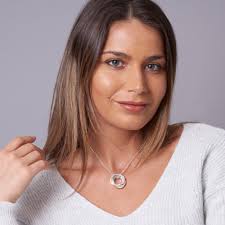 Personalised Five Ring Russian Necklace