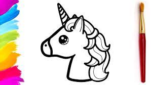 Download now this free coloring page or print and color for your kids or friends. Rainbow Adorable Unicorn Coloring Pages Novocom Top