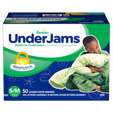 Pampers Underjams Bedtime Underwear Boys Size S M 50 Count