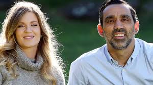 Back in 2015, afl star adam goodes was thrown into the public eye after he was the subject a series of racial slurs that prompted him to retire from the sport. Adam Goodes Baby Wife Natalie Croker Gives Birth To Baby Girl Herald Sun