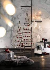 weihnachtsbaum aus metall in unterschiedlichen grossen inkl glaskugeln und micro led lichterkette natale