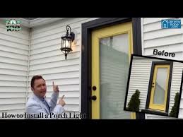 How to use the puck light trick on an outdoor sconce. How To Install A Porch Light Youtube