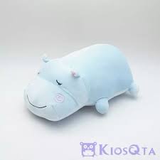 Mewarnai hewan bebek mewarnai hewan kudanil mewarnai hewan burung. Jual Boneka Bantal Kuda Nil Tidur Sleeping Hippo Biru Muda Okt Kiosqta