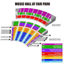 the music hall seating chart theatre in dallas