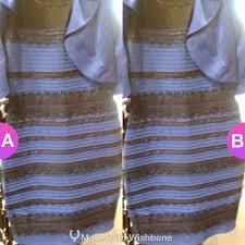 Black And Blue Vs White And Gold Wishbone Love Fashion White Dress Clothes
