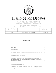 Diario de los Debates