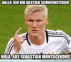 Bastian schweinsteiger is a midfielder and is 5'11 and weighs 168. Memedeportes Hallo Ich Bin Bastian Schweinsteiger