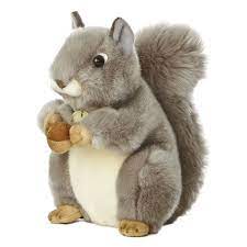 Realistic Stuffed Gray Squirrel 10 Inch Plush Animal By Aurora Plush Stuffed Animals Squirrel Gift Teddy Bear Stuffed Animal