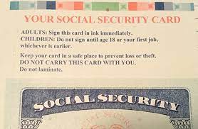 Hi, i had my name changed around 2012. Do Not Laminate Your Social Security Card Page 2 The Hull Truth Boating And Fishing Forum