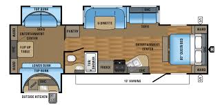2017 Jay Flight 32tsbh Floorplan With Images Travel Trailer Camper Flooring Small Travel Trailers