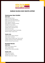 2021 galatasaray başkanlık seçimleri için adaylar da belli oldu. Galatasaray Baskan Adayi Elmas Bu Secim 29 Mayis Ta Olacak