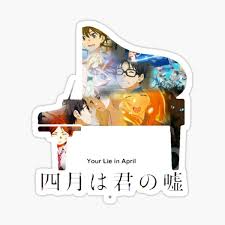 Your Lie In April Sticker By Demonsmeow Redbubble