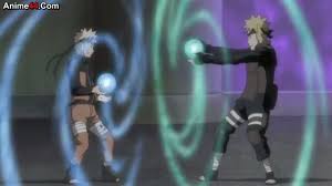 Naruto Shipuuden Movie 4 The Lost Tower Minato And Naruto S Chakra Combined Naruto The Movie Naruto Movies