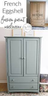 French Eggshell Fusion Armoire Artsy Chicks Rule In 2021 Fusion Paint Furniture Painted Furniture Colors Fusion Paint