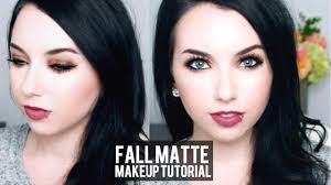 pale skin fall matte makeup tutorial