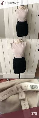 Halston Heritage Black And Cream Cocktail Dress Cream Cocktail Dresses Elegant Cocktail Dress Halston Heritage Dress