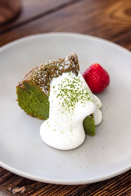 Japanese matcha dessert