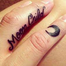 Find and save ideas about cancer zodiac tattoo on tattoos book. Moon Child Tattoos Finger Tattoos Finger Tattoos Tattoos For Kids Cancer Zodiac Tattoo