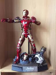 Hottoys iron man mark 43 diecast mms 278. Hot Toys Iron Man Mark Xliii 43 Figure 1 6 Scale Exclusive Diecast Avengers Aou 1814330628