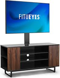 This post contains affiliate links. Amazon Com Fitueyes Tv Stand With Mount Swivel Floor Wood Tv Stand For 32 70 Tvs Universal Corner Tv Floor Stand With Storage For Media Height Adjustable Entertainment Center Tv Stands Holds 88lbs 600x400mm Furniture