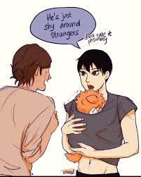 He saw kageyama sleeping peacefully on his bed, the curtains were drawn. Birb Kagehina Cute Haikyuu Kagehina