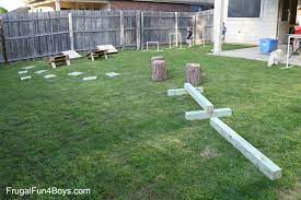 My kids love obstacle course and i always wanted to make one in our backyard. Diy American Ninja Warrior Backyard Obstacle Course Frugal Fun For Boys And Girls