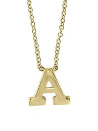 Each of our 18ct and 9ct gold pendants has a special meaning and a special story that has inspired its design. Effy Women S 14k Yellow Gold Letter Pendant Necklace Letter Z In Metallic Lyst