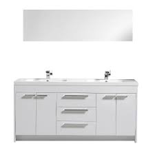 Eviva smile 30″ white modern bathroom vanity set with integrated white acrylic sink is one of the best collections eviva has to offer. Eviva Evvn1900 8 84wh Lugano 84 Inch Modern Bathroom Vanity With White Integrated Acrylic Double Sink Eviva