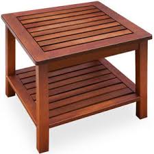 Side Table Small Wooden Snack Outdoor Garden Furniture Coffee End Bistro Drinks Ebay The 4 caster wheels make the overbed table portable and easy to.