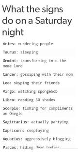 Memes 2 Continuing Zodiacs 2 In 2020 Zodiac Signs Funny Zodiac Signs Pisces Zodiac Sign Traits