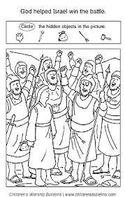Classic heroes of the bible: Sunday School Activities About Deborah And Barak Children S Worship Bulletins