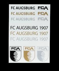 The total size of the downloadable vector file is 1.6 mb and it contains the fc augsburg logo in.ai format along with the.png image. Fc Augsburg Schriftzug Und Logo Sticker Silver