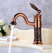 There are different styles to choose from in a wide price range. Guhaibo Rose Gold Luxurious Basin Sink Vessel Bathroom Faucet Mixer Tap Single Handle Rotating Hot And Cold Water Faucet Vintage Bathroom Sink Faucet Buy Online In Burundi At Burundi Desertcart Com Productid 61883532