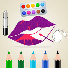 Makeup coloring pages little twin stars coloring pages beautiful barbie makeup coloring. Beauty Coloring Pages Accessories Makeup Artist Google Play Sovellukset